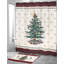 "Spode Tartan Shower Curtain"