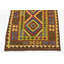 Tapis de zone en laine beige/brun 3 pi 3 po x 5 pi 3 po one-of-kind à la main noué la Doorfield