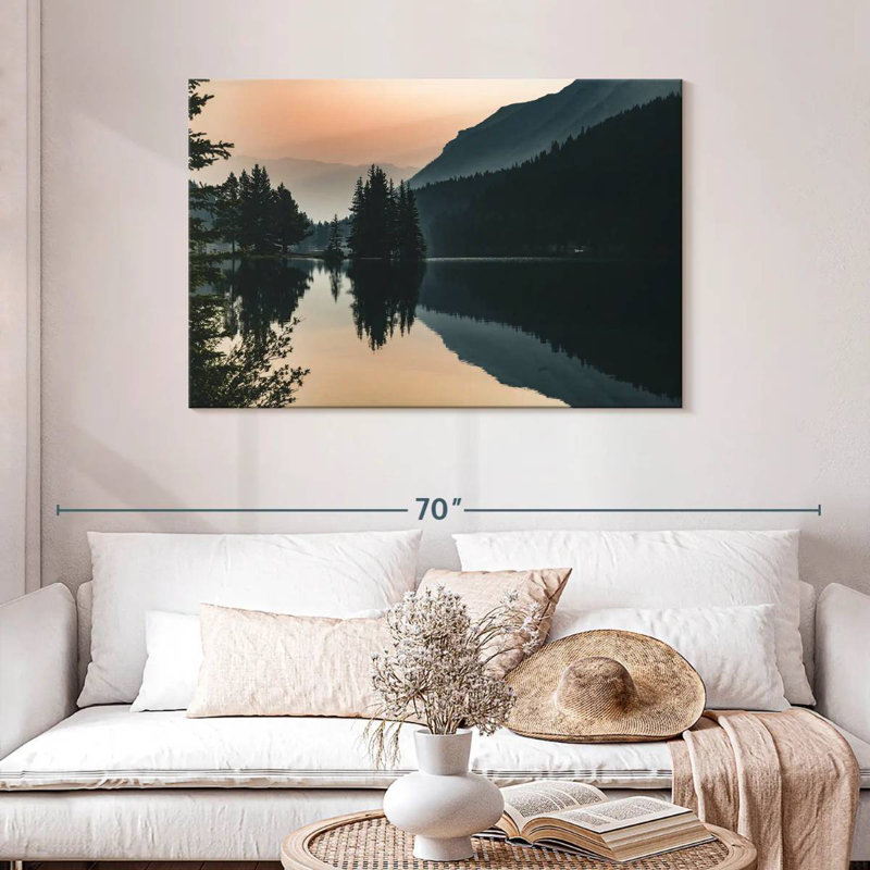 Cèdres d'Alvord sur le lac Banff