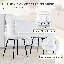Dining Table Set For 4, 35" Glass Top Kitchen Table And Chairs For Small Spaces-123294123