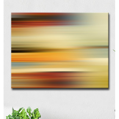 « blur stripes l », impression sur toile