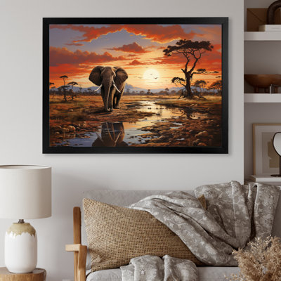 Faune d'Afrique, animaux d'Afrique sur toile