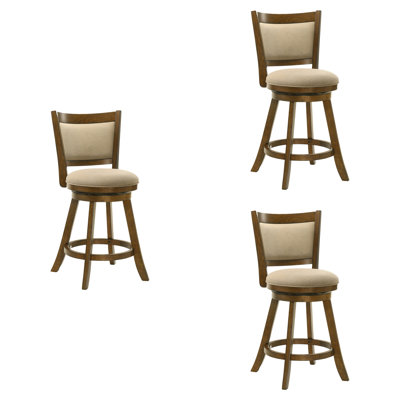 Tabouret de bar de cuisine pivotant à hauteur de comptoir Aiden