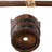Outdoor Rustic Wooden Well Planter With Hanging Bucket And Shade Strength, 53 High X 25 Wide Long Wood Wishing For Ornament Charm, 25X25x53