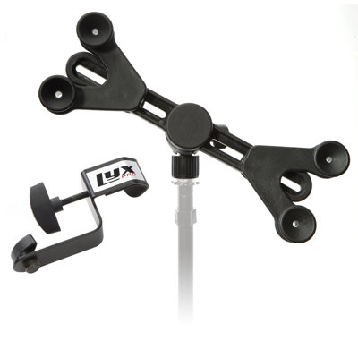 LyxPro Microphone Stand with Adjustable 360 Degree Swivel for Tablet iPhone iPad and Android