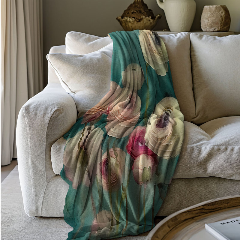 Ranunculus Delight - 1 Piece Premium Blanket, Queen