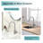 Brushed Nickel Stainless Steel Kitchen Faucet with Pull-Down Sprayer, Single Handle Sink Mixer