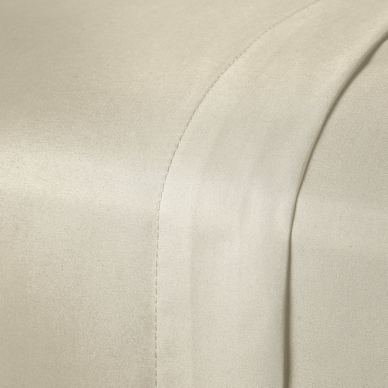 Microfiber Flat Sheet, Queen Flat Sheet, Beige
