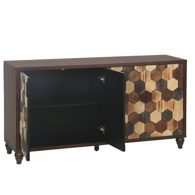 Buffet 59,8 po avec motif nid d'abeille