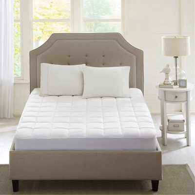 3m Microfiber Mattress Pad Protector - Absorbing, Stain , Fits Up To 18" Mattresses, , Cover Management, Release, Mattress, Comfortable,
