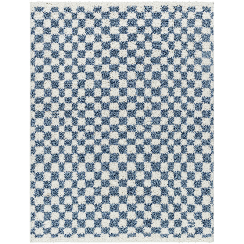 Camryne Checkered Indoor Rug, Rectangle 7'10" x 10'
