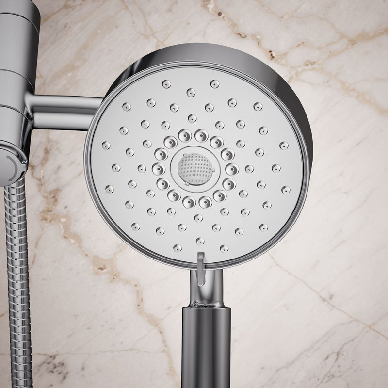 Ensemble de douche 2 en 1 Purist 1,75 gallons par minute, Chrome poli