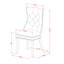 L'ensemble de table de cuisine 3 pièces comprend une table de salle à manger ronde avec Dropleaf et 2 chaises Parson, acajou-982075759-982075672