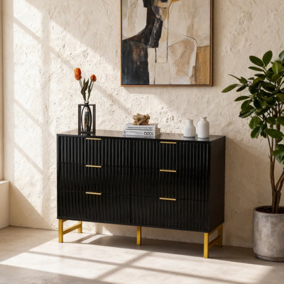 120 cm W Chest of 6 Drawers