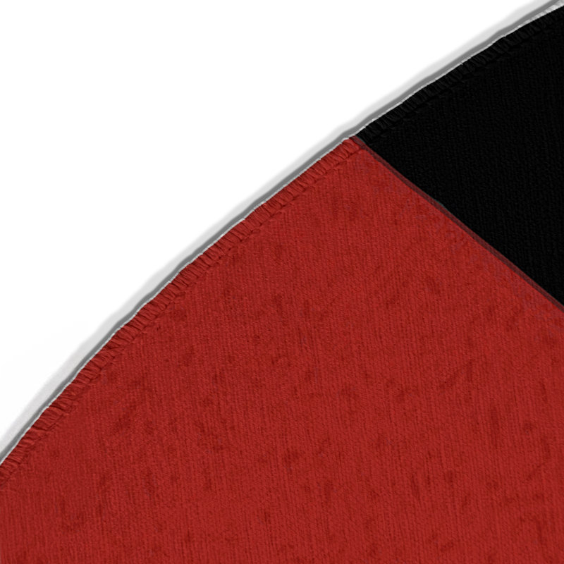 Fiery Rift Indoor And Outdoor Area Rug, Round 5'