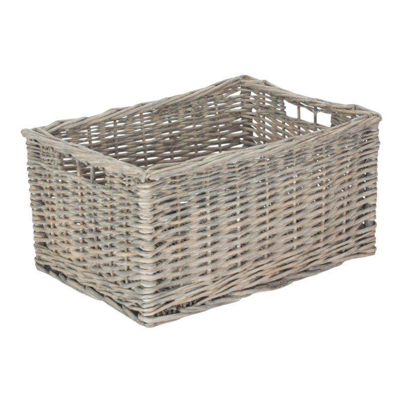 Brambly Cottage Powellsville Wicker Decorative Basket, 23cm H x 47cm W x 34cm D