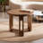 Retro Walnut Solid Wood Round Coffee Table