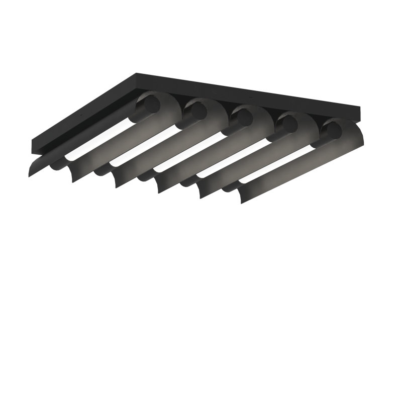 Carson 5 - Light LED Flush Mount, Midnight Black