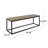 Industrial Wood And Metal Bench-565947994