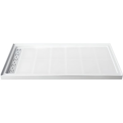 Base de douche à seuil simple l 48 po x P 36 po