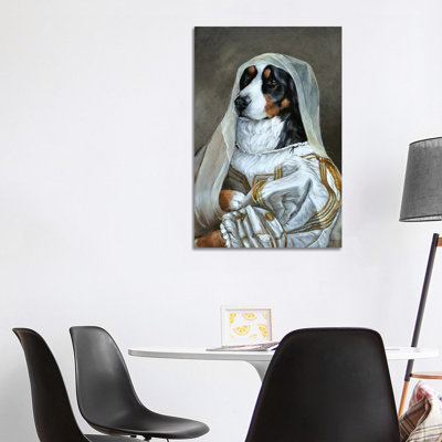 Abby 1 Piece Wrapped Canvas Painting