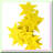 Vibrant Felt Stars Combo 46 pcs