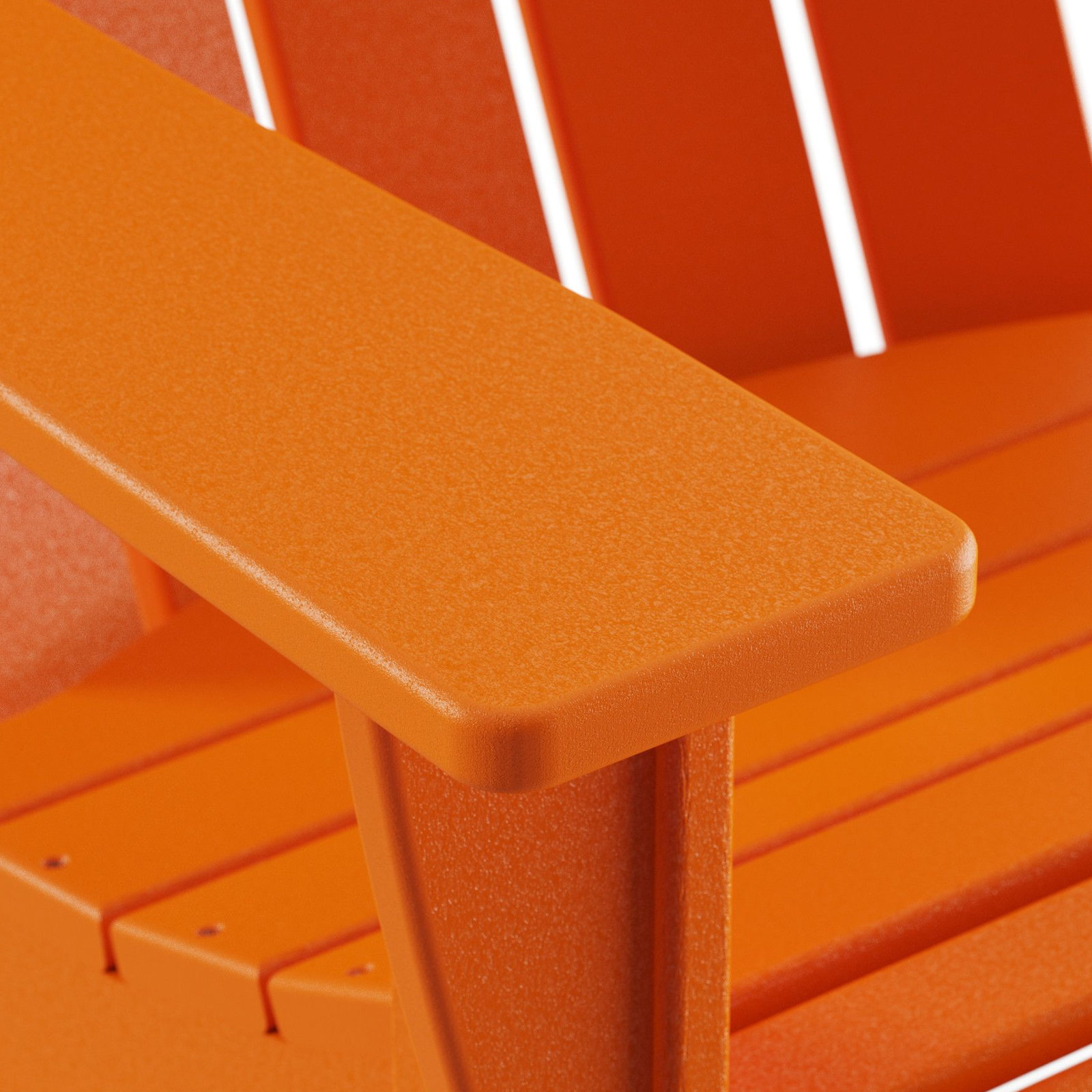 POLYWOOD® Vineyard Adirondack Chair, Tangerine