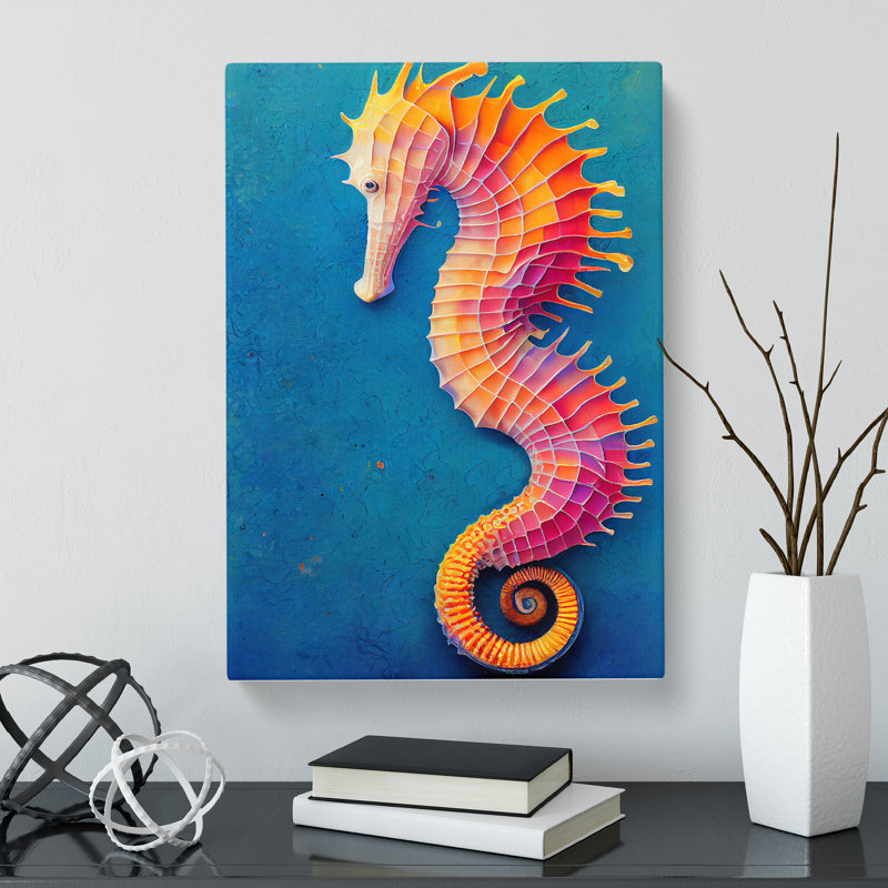 Seahorse Vol.2 - Wrapped Canvas, 50cm H x 35cm W x 3cm D