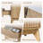6 Drawer Dresser, Farmhouse Style-1979621587