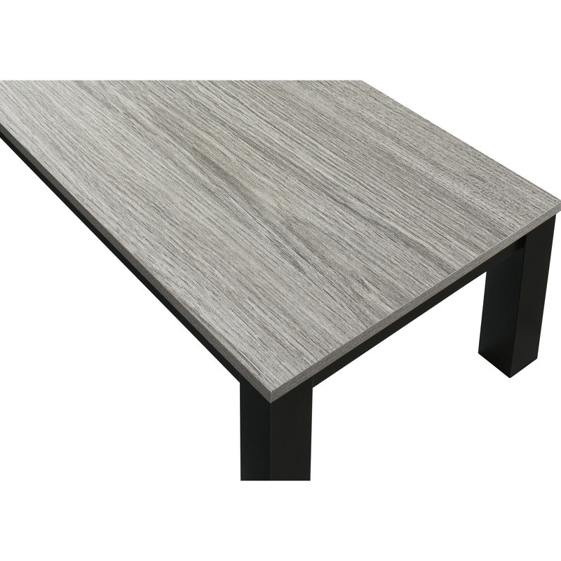Versatile Gray Black Living Room Table Arrangement - Modern Tables 3 For Home Wooden Coffee And End