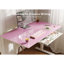 Bureau debout en verre trempé avec tiroir et crochets Omeed Home Office-446128739-447263082