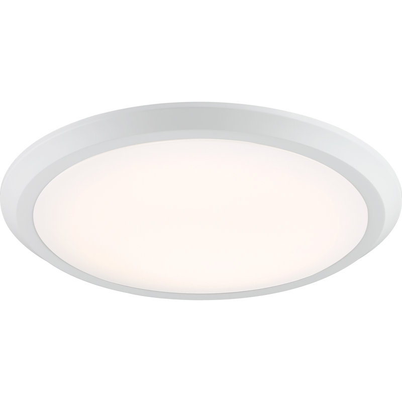 Diem LED Flush Mount, 2" H x 16" W x 16" D, Fresco