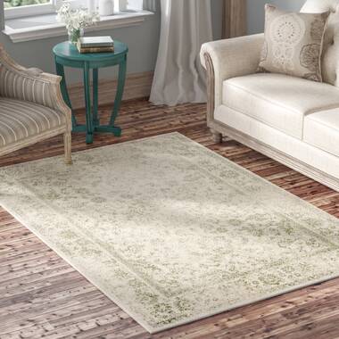 Steelside™ Justice Handmade Flatweave Cotton Muddy Green Rug