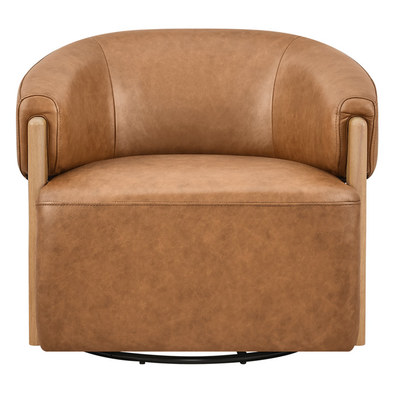 Longfield Upholstered Swivel Accent Chair(set Of 2)
