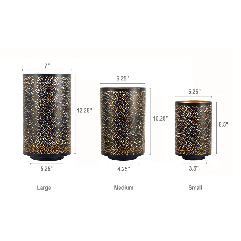 12'' H Iron Tabletop Votive Holder