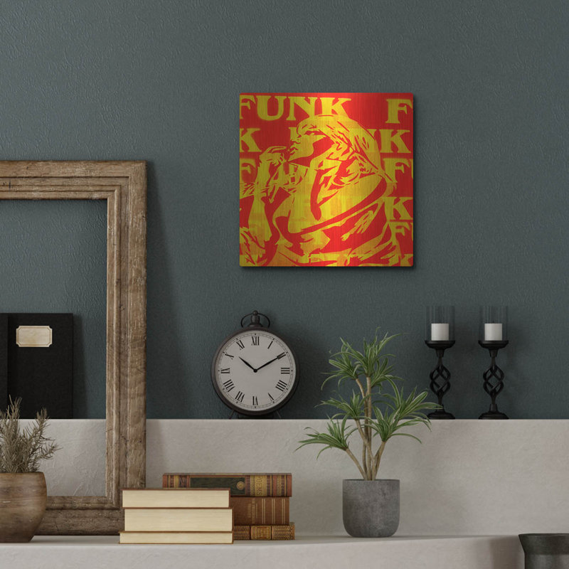 «Funk» par Abstract Graffiti, art mural, H 12 po x l 12 po