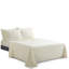 Ensemble de draps 6 pièces avec 4 taies d'oreiller plissés en rayonne de coton rayé ultra doux et soyeux Marina-1677134109-1677134317
