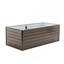 Ensemble de jardin surélevé 74,6 po x 35,4 po x 25 po, jardinière surélevée en métal, base de drainage ouverte, 4 tiges de renfort, acier antirouille avec bordure sécuritaire - Assemblage facile pour les légumes, les fleurs et les herbes