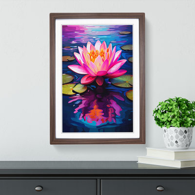 Water Lily Pop - Framed Print