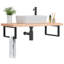 Bryonna 100cm Solid Wood Bathroom Vanity Top-341446093