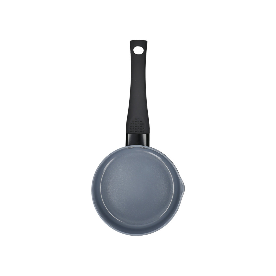 Masterclass Black Ceramic Non-Stick Induction Ready 14Cm Milk Pan - Aluminium - Saucepan - Image 2