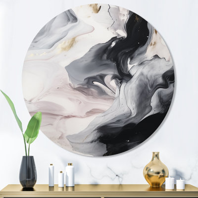 Dwendolyn " White And Gray Ripples Of Stone III "