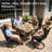 Black High Back Dining Chair Set-725168285