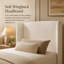 Cadre de lit rembourré avec tête de lit, sommier non nécessaire, matelas non inclus, lit plateforme moderne de style nuage-1194939960-1194939964