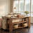 70.9" Farmhouse Console Table with 2 Storage Shelves, Narrow Sofa Table Behind Couch and Entryway Table for Living Room, Hallway-1841263448
