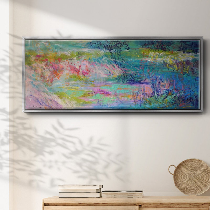 Floating on a Dream- Framed Canvas, 24" H x 60" W