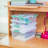 Sterilite 5.7 Qt Large Plastic Stackable Storage Bin w/ Clear Latch Lid, 12 Pack-99476634-99476627