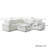 6 - Piece Upholstered Sectional With Ottoman-340326542