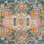 Tapis oriental bleu / rose Felty-1893927107
