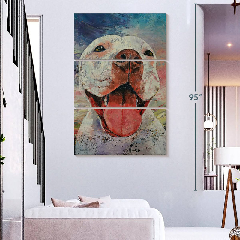 Brampt Pitbull, 74" H x 48" W